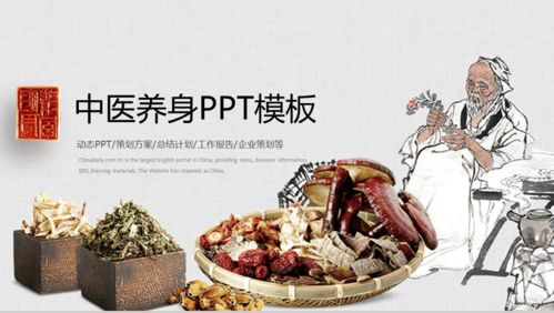 创意复古中国风中医养生企业策划总结报告16素材ppt模板精选